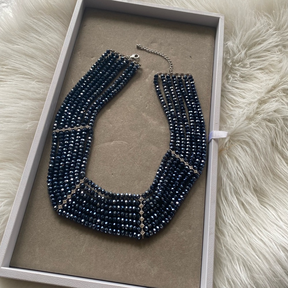 Park Lane Jewelry black and silver necklace.